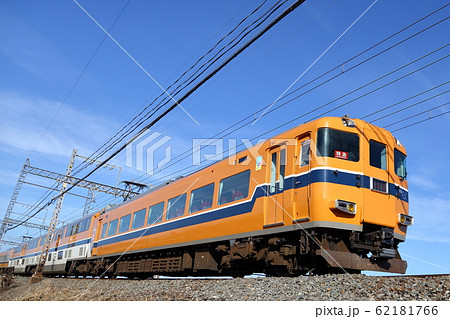 近鉄特急ビスタカー|2階建て車両が特徴の観光特急の鉄道風景 近鉄特急ビスタカー|2階建て車両が特徴の観光特急の鉄道風景 62181766