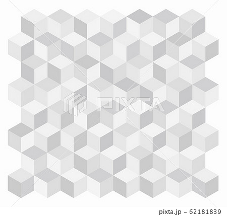 背景素材 ブロック グレー系幾何学模様の背景イラスのイラスト素材