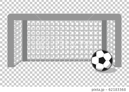 サッカーゴールのイラスト素材