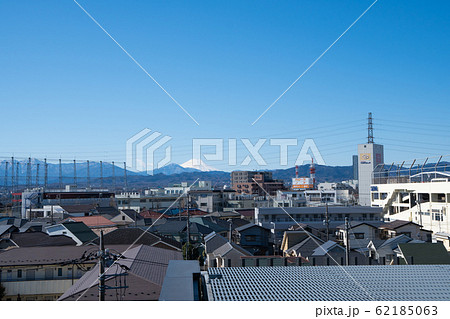 首都大学東京日野キャンパスから見た富士山 首都大学東京日野キャンパスから見た富士山 62185063