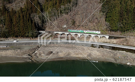 只見線 金山町 細越拱橋(めがね橋) 只見線 金山町 細越拱橋(めがね橋) 62187547