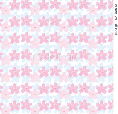 かわいい ピンク 水色 桜 背景イラスト 素材のイラスト素材