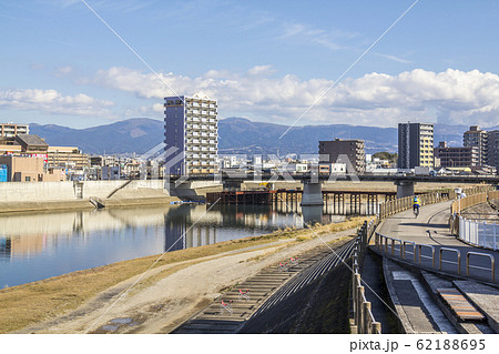 静岡県　沼津市都市景観　狩野川 62188695