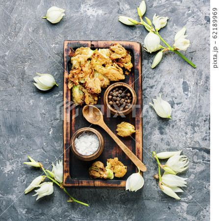 Fried yucca flowers 62189969