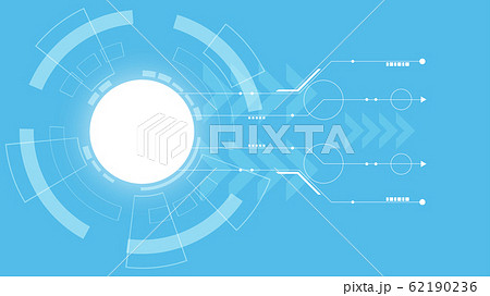 Abstract Digital Technology Cycle background.Business growth transformation Successful financial. 62190236