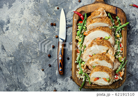 Chicken breast filled vegetables 62191510