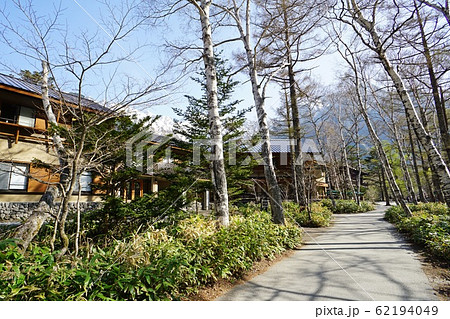 上高地 河童橋付近の遊歩道 上高地 河童橋付近の遊歩道 62194049