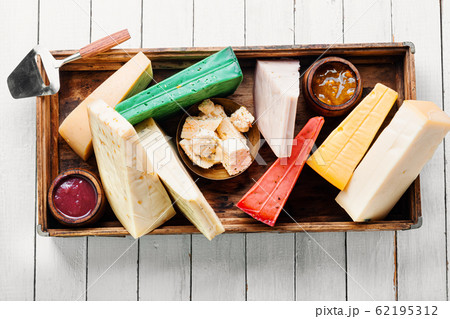 Different kinds of cheeses Different kinds of cheeses 62195312