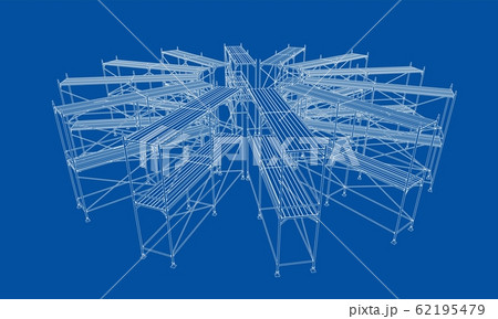 Drawing or sketch of a large shelves 62195479