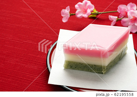 ひな祭り 菱餅 62195558
