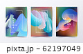 Colorful Liquid covers. Abstract gradient shapes. Modern design for flyer 62197049