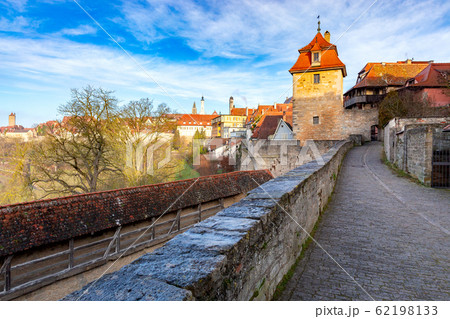 Rothenburg ob der Tauber. Old famous medieval city. Rothenburg ob der Tauber. Old famous medieval city. 62198133