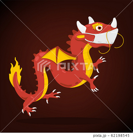 dragon in mask dragon in mask 62198545