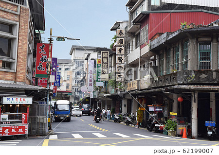 台湾九份の最寄駅 瑞芳駅周辺の街並み 台湾九份の最寄駅 瑞芳駅周辺の街並み 62199007