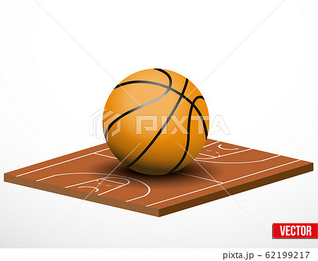 Symbol of a basketball game and field. Symbol of a basketball game and field. 62199217