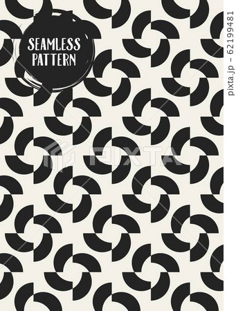 Abstract concept vector monochrome geometric pattern. Black and white minimal background. Creative 62199481