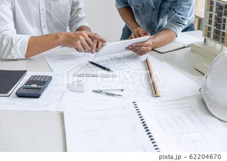 Architecture Engineer Teamwork Meeting, Drawing Architecture Engineer Teamwork Meeting, Drawing 62204670