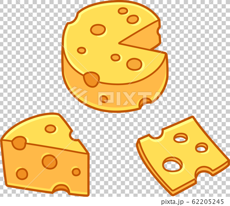 Cartoon cheese set - Stock Illustration [62205245] - PIXTA