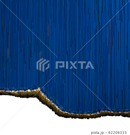 Shapeless figure made of industrial metal 3D 62206333