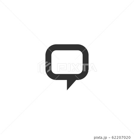 Speech bubble icon for web, apps etc. Stock Vector illustration isolated 62207020