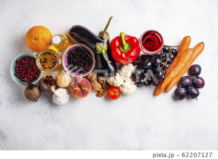 Antioxidants in products. Clean eating 62207127