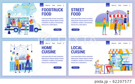 Home and Local Cuisine, Foodtruck and Street Food. 62207577