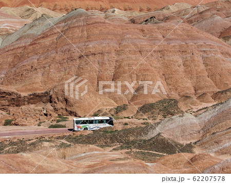 中国 甘粛省 張掖 七彩丹霞景区 / Zhangye Qicai Danxia Geopark 62207578