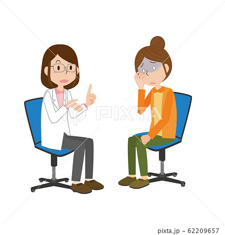 女性医師 説明 問診 診断 主婦 女性 ショック 女性医師 説明 問診 診断 主婦 女性 ショック 62209657