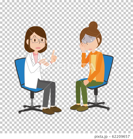 女性医師 説明 問診 診断 主婦 女性 ショック 女性医師 説明 問診 診断 主婦 女性 ショック 62209657