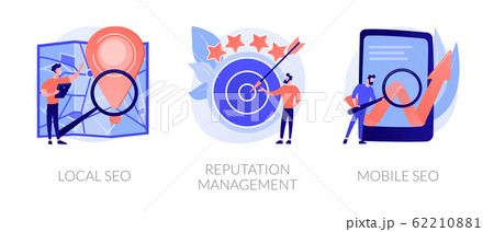 SEO management vector concept metaphors. 62210881
