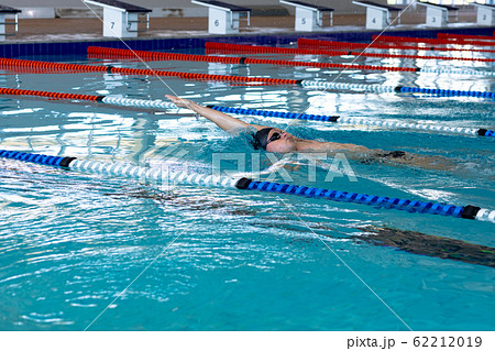 Swimmer swimming in the pool 62212019