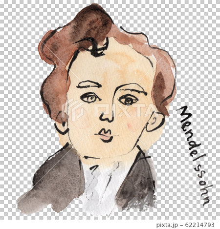 メンデルスゾーン Mendelssohn 水彩 62214793