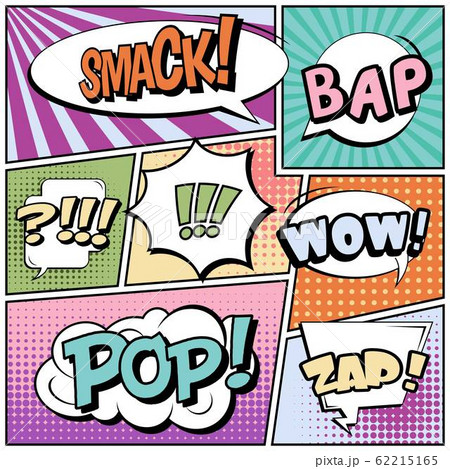 Abstract creative concept vector comic pop art style blank, layout template with clouds beams and Abstract creative concept vector comic pop art style blank, layout template with clouds beams and 62215165