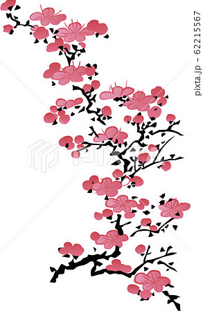 浮世絵 桜 その10のイラスト素材