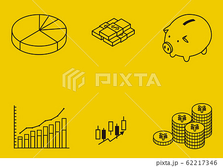投資イメージ 背景イラスト 投資イメージ 背景イラスト 62217346
