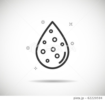 Drop icon vector Drop icon vector 62220594