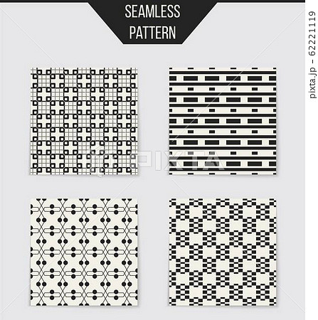 Abstract concept vector monochrome geometric pattern. Black and white minimal background. Creative Abstract concept vector monochrome geometric pattern. Black and white minimal background. Creative 62221119