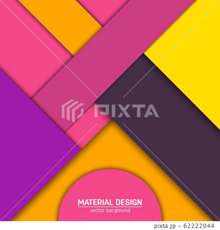Vector material design background. Abstract creative concept layout template. For web and mobile app 62222044