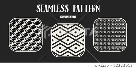 Abstract concept vector monochrome geometric pattern. Black and white minimal background. Creative Abstract concept vector monochrome geometric pattern. Black and white minimal background. Creative 62223015