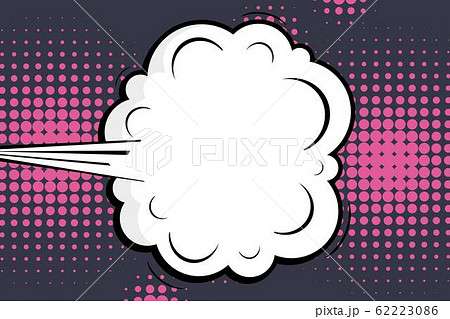 Abstract creative concept vector comic pop art style blank, layout template with clouds beams and 62223086