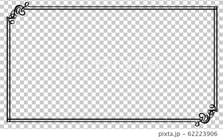 Simple Frame A Monochrome Stock Illustration