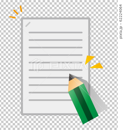 Document and pencil Document and pencil 62224064