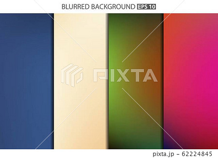 Abstract Creative concept vector multicolored blurred background set. For Web and Mobile 62224845