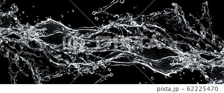 水しぶきのイラスト素材