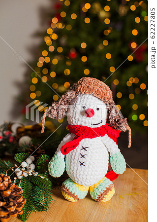 The toy snowman is a wonderful gift for the new year 62227805