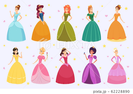 Elegant Fairytale Woman Cartoon Young のイラスト素材 Elegant Fairytale Woman Cartoon Young のイラスト素材