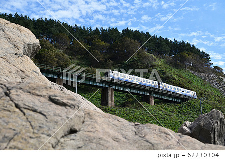 鉄道の旅 五能線 深浦 鉄道の旅 五能線 深浦 62230304