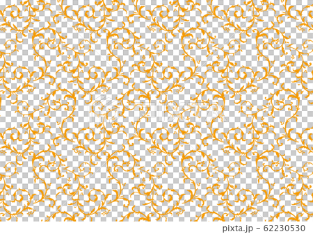 Soft arabesque pattern / yellow 62230530