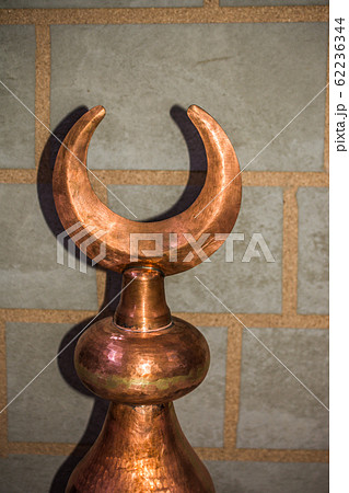 Ottoman crescent icon.  Islamic crescent symbol 62236344