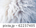 White wool texture background, cotton wool, white 62237405